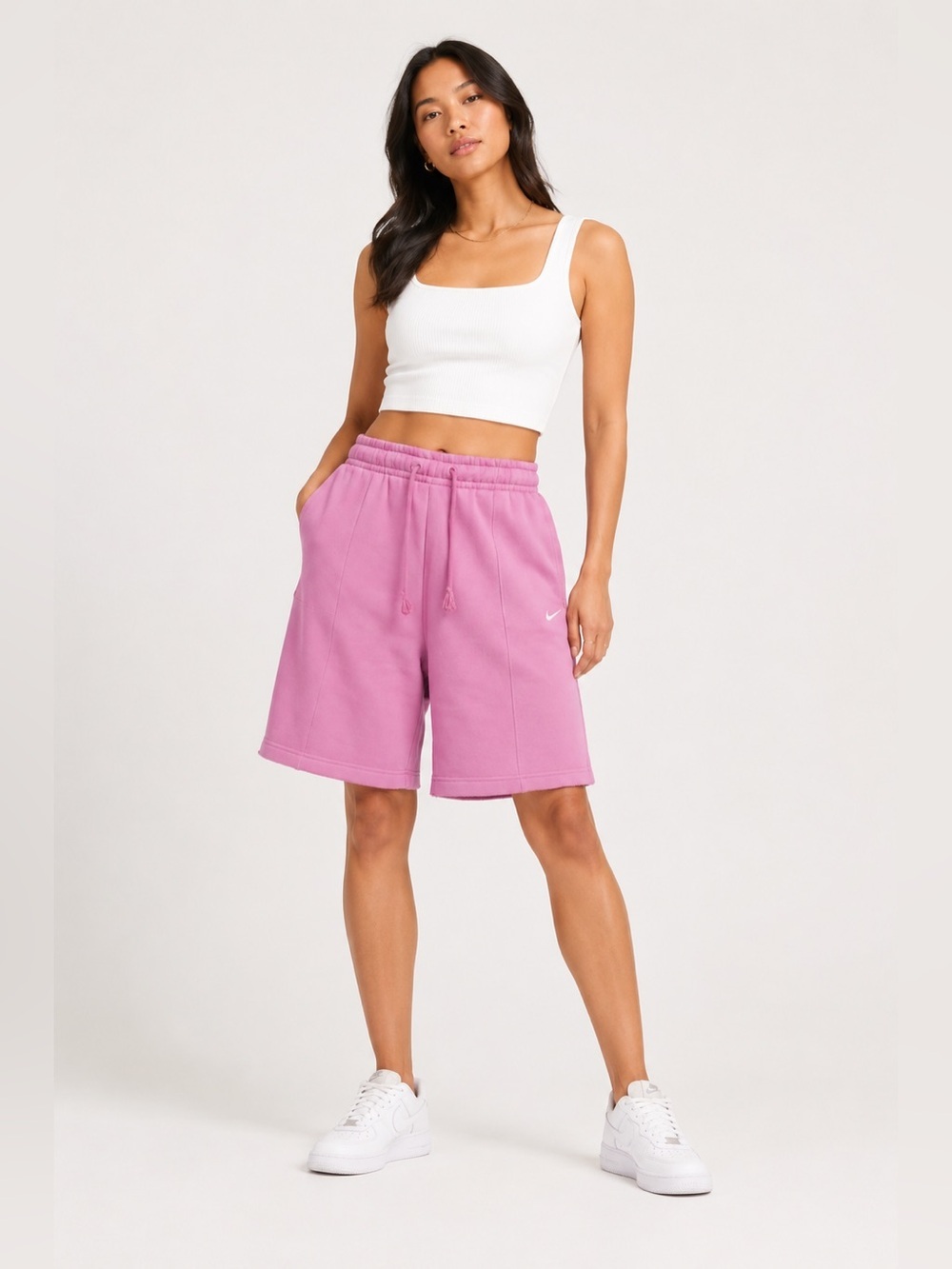 ๐ฉท Nike Fleece Sweat Shorts NWT Small Lounge Athleisure